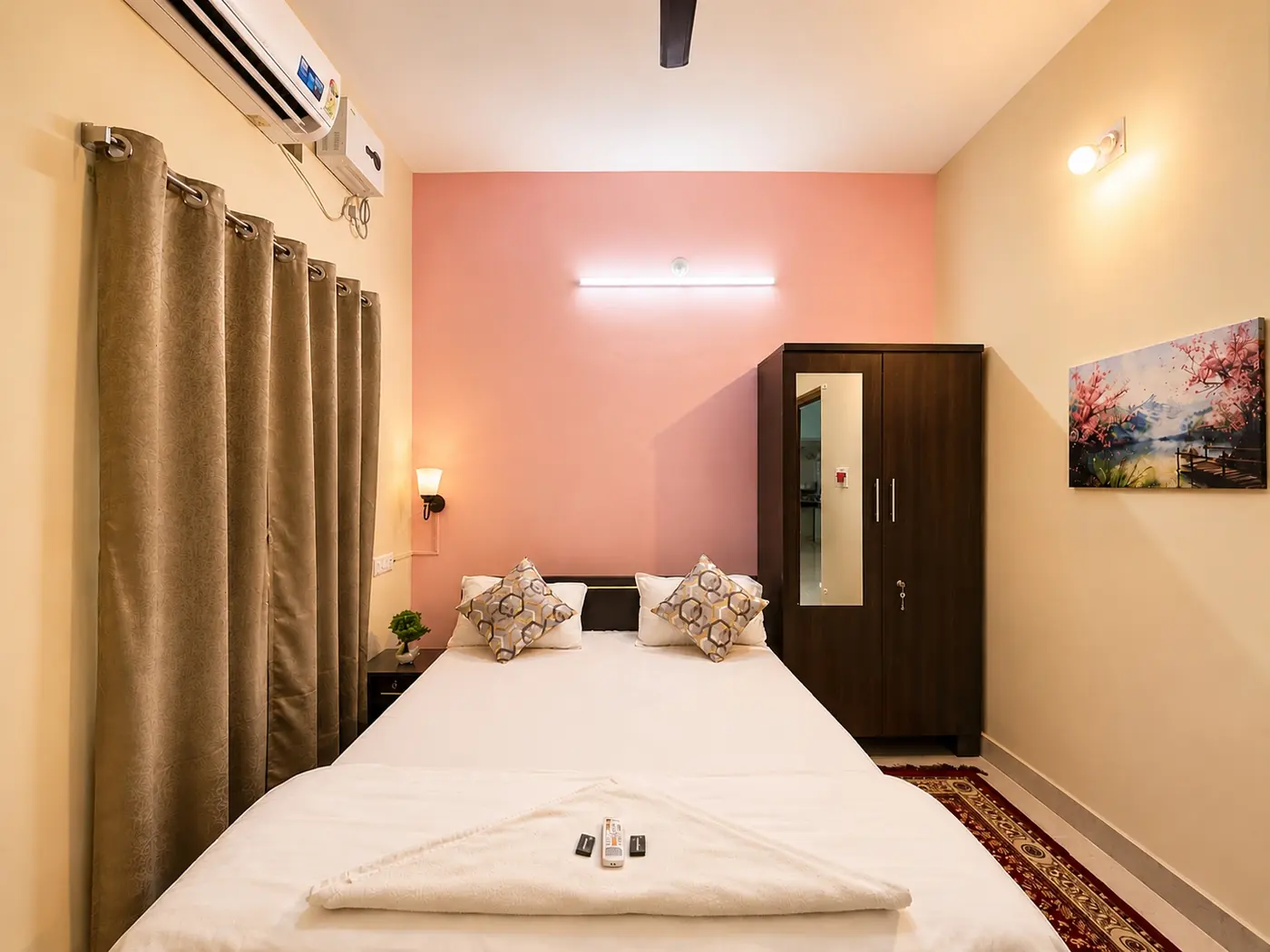 Bedroom 2 front view at Yostel Earth