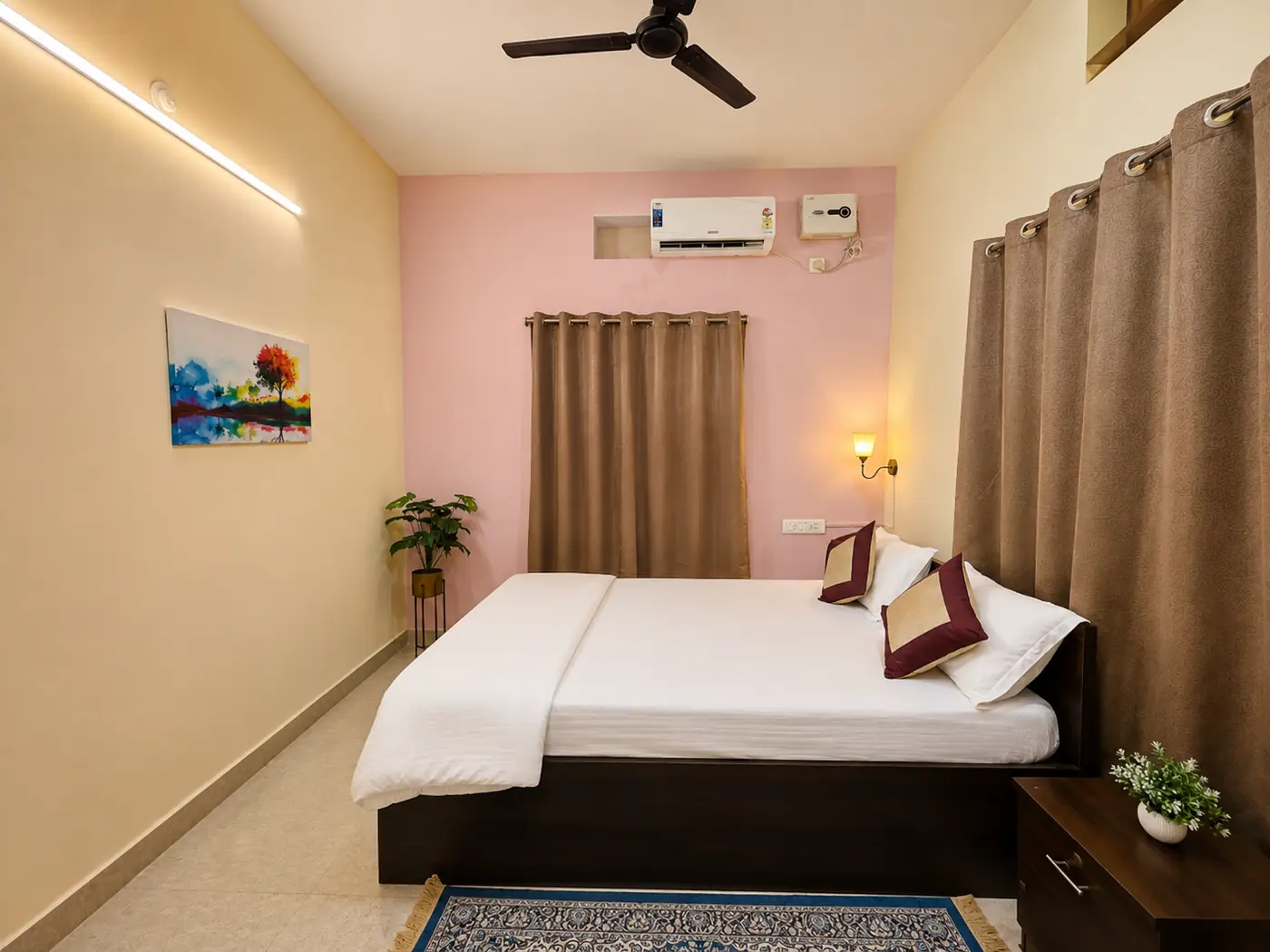 Bedroom 1 side view at Yostel Mars