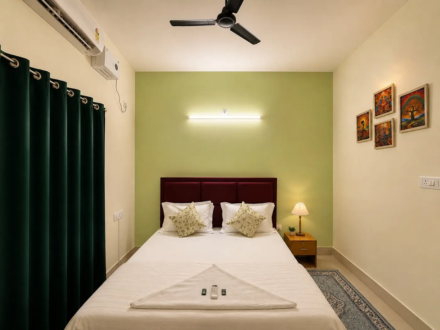 Bedroom 1 front view at Yostel Mercury